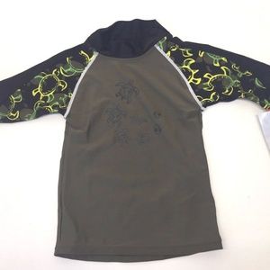 Tuga Infant Boy's TURTLE RASHGUARD 6-12 Months